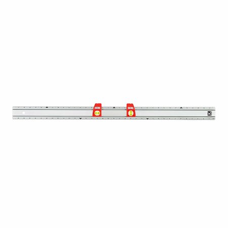 KAPRO 314 Set & Match Ruler 36" with Sliding Vials with English Graduations 1/8 314-36